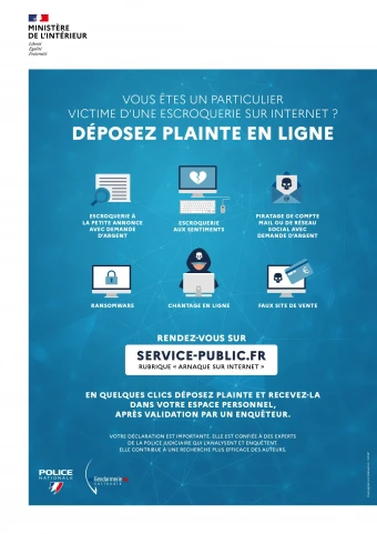 Plainte en ligne pour les victimes d'E-escroqueries